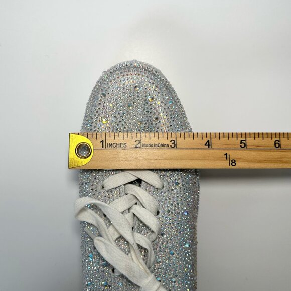 INC International Concepts Lolaf Iridescent Rhinestone Sneakers Womens Size 9.5 - Picture 8 of 11